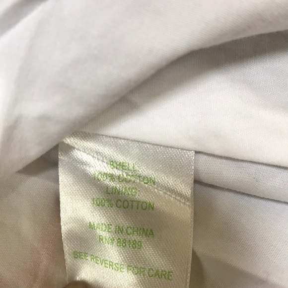 LILLY PULITZER Size 2 white multi striped strapless dress - Picture 5 of 8